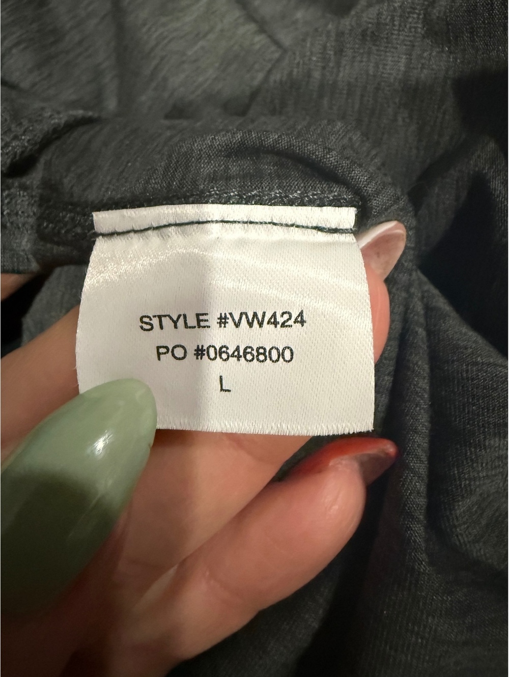 Vuori All Day Jumpsuit – Dark Heather Gray – Large - Picture 2 of 2